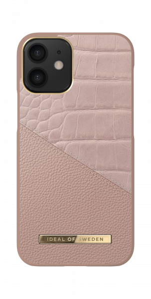iDeal of Sweden iPhone 12 mini Fashion Back Case Rose Smoke Croco