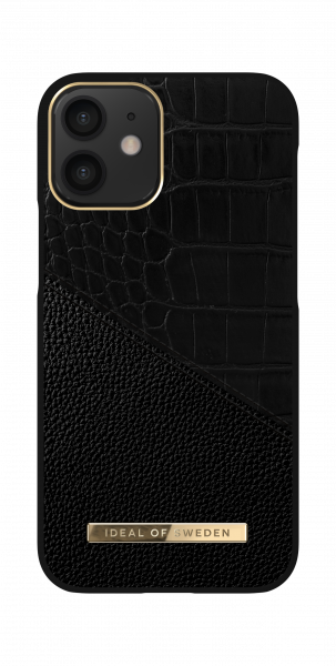 iDeal of Sweden iPhone 12 mini Fashion Back Case Nightfall Croco
