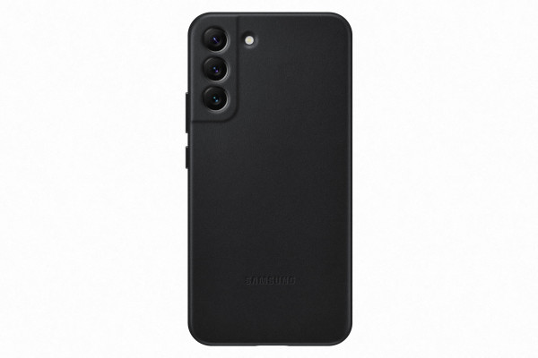 Samsung Galaxy S22+ Leather Cover Black